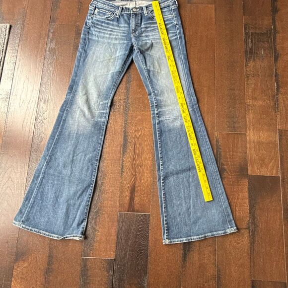 Adriano Goldschmeid Belle flare leg womens jeans size 29R y2k hippie boho - Picture 10 of 14